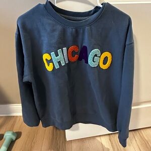 Chicago Blue Graphic Women's Sweater